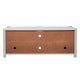 Light Gray |#| 58 Inch Barn Door TV Stand Fits up to 65" TV's-LT GY Wash with Adjustable Shelf