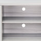 Light Gray |#| 58 Inch Barn Door TV Stand Fits up to 65" TV's-LT GY Wash with Adjustable Shelf