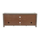 Gray |#| 59 Inch Barn Door TV Stand Fits up to 65" TV's-Gray Wash Oak & Adjustable Shelf