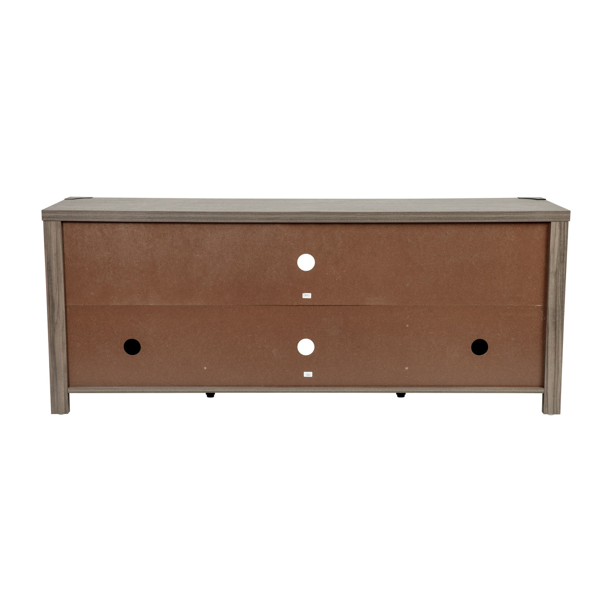 Gray |#| 59 Inch Barn Door TV Stand Fits up to 65" TV's-Gray Wash Oak & Adjustable Shelf