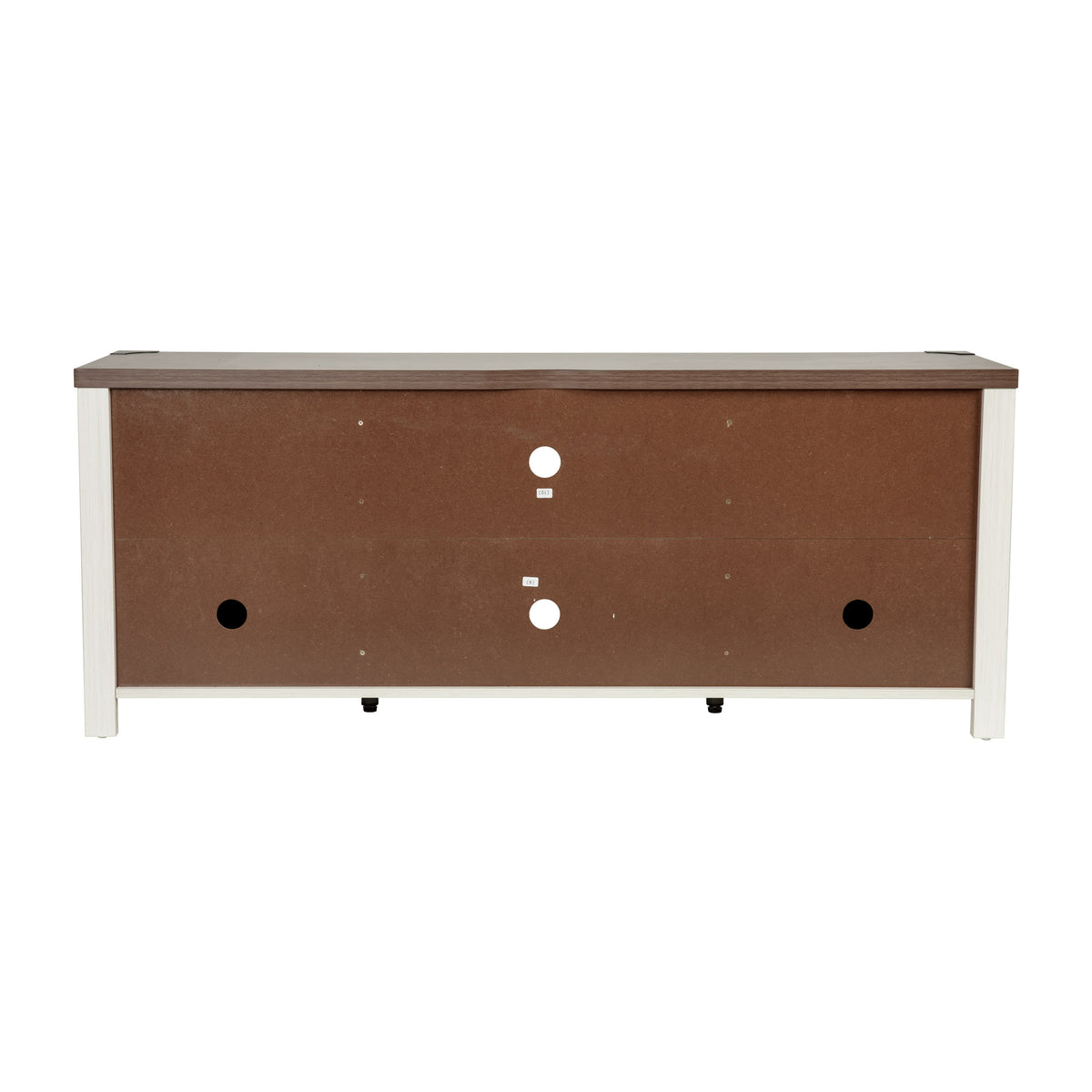 White |#| 59 Inch Barn Door TV Stand Fits up to 65" TV's-White Wash with Adjustable Shelf
