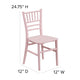 Pink |#| Child's Classic Resin Chiavari Chair for All Occasions in Pink
