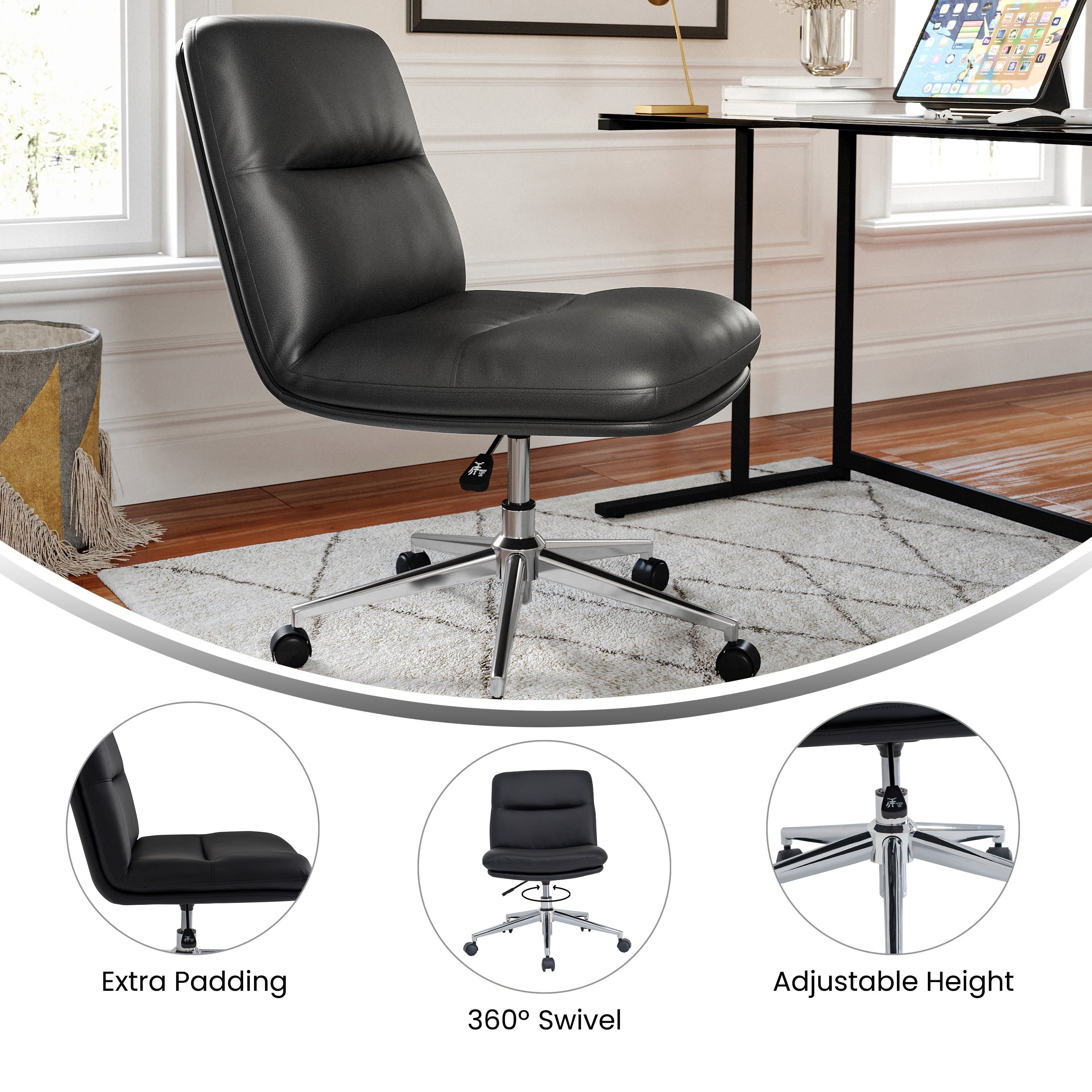 Armless Office Chair CH-232174-1- – BizChair