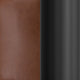 Cognac LeatherSoft/Black Frame |#| Commercial Wide Mid-Back Padded LeatherSoft Swivel Office Chair in Cognac/Black