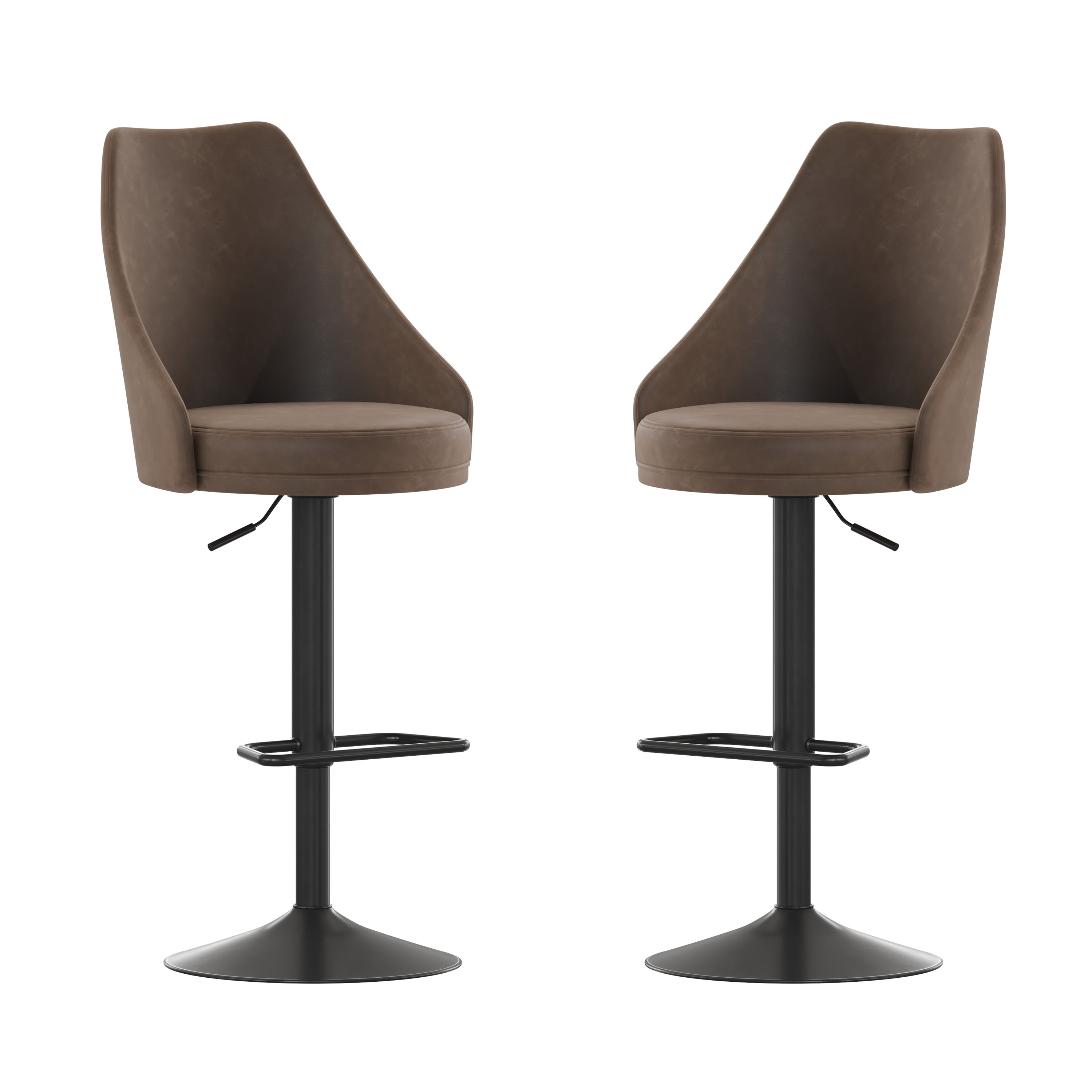 Pedestal swivel deals bar stools