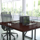 60"L x 18"H |#| Clear Acrylic Desk Partition, 18"H x 60"L (Installation Hardware Included)
