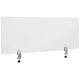 47"L x 18"H |#| Clear Acrylic Desk Partition, 18"H x 47"L (Installation Hardware Included)
