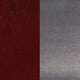 Mahogany Wood Seat/Clear Coated Metal Frame |#| Clear Coated "X" Back Metal Restaurant Barstool - Mahogany Wood Seat