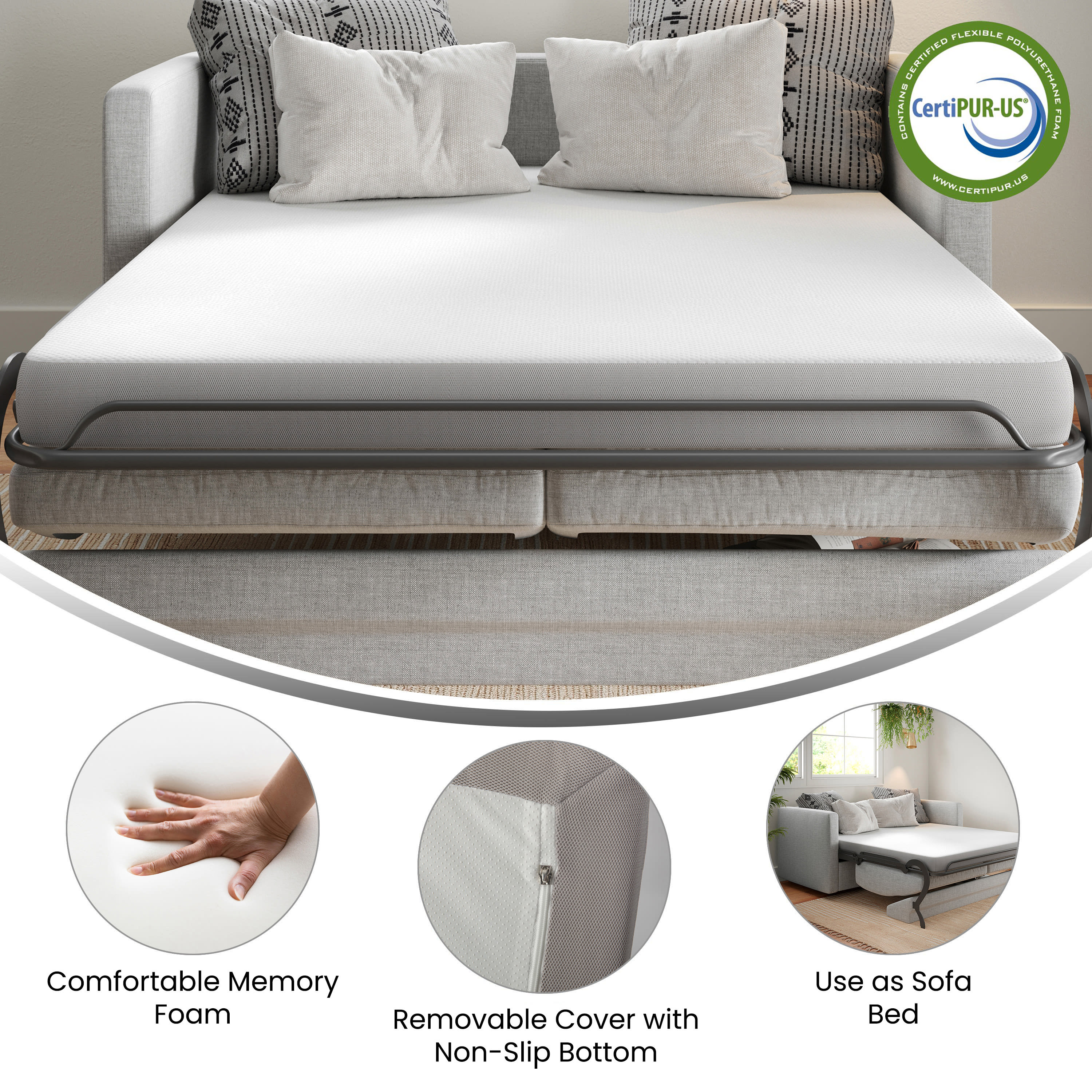 Memory Foam Mattress CL ROLL 4 BizChair