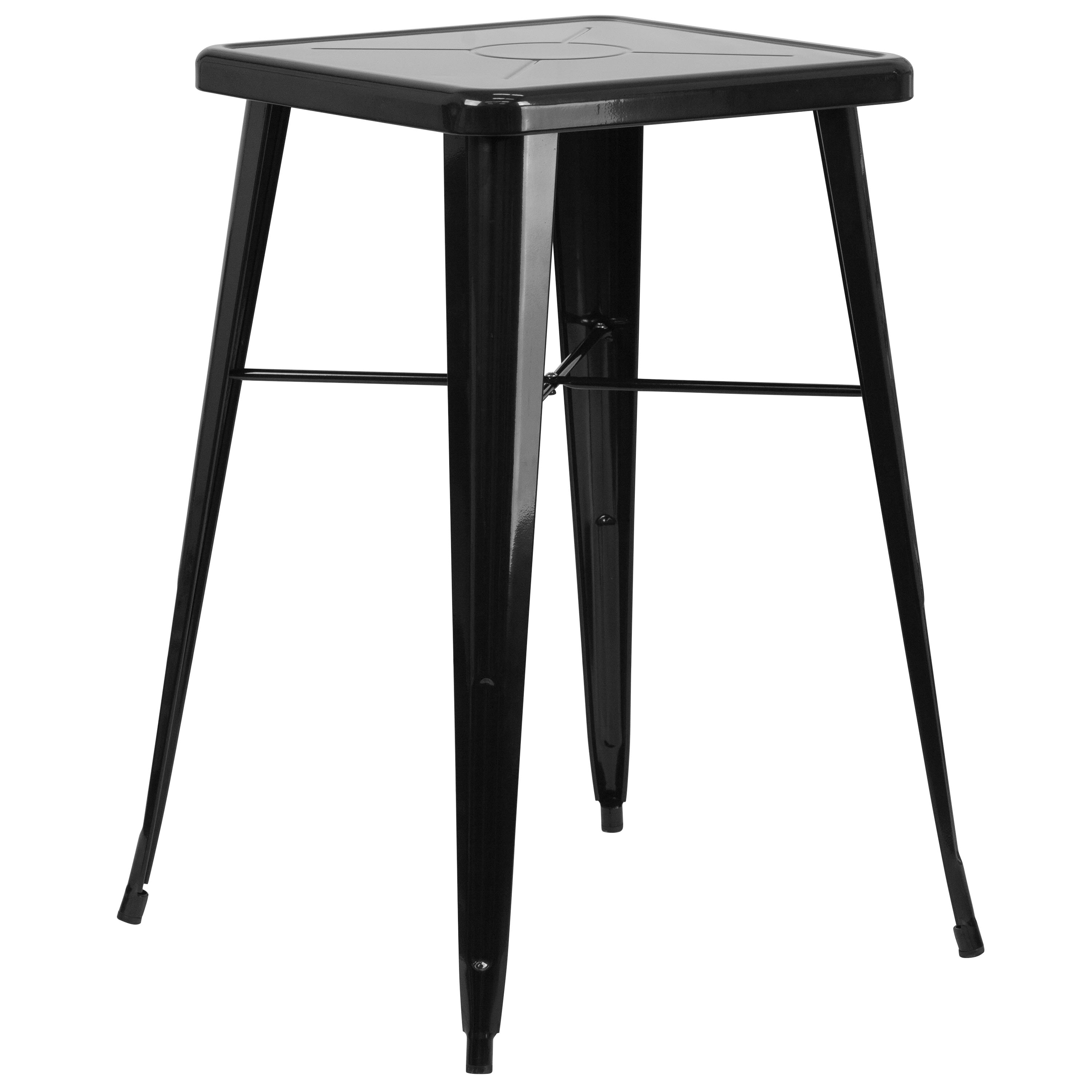 23.75SQ Metal Outdoor BarTable CH-31330- – BizChair 23.75SQ Metal Outdoor BarTable CH-31330- – BizChair