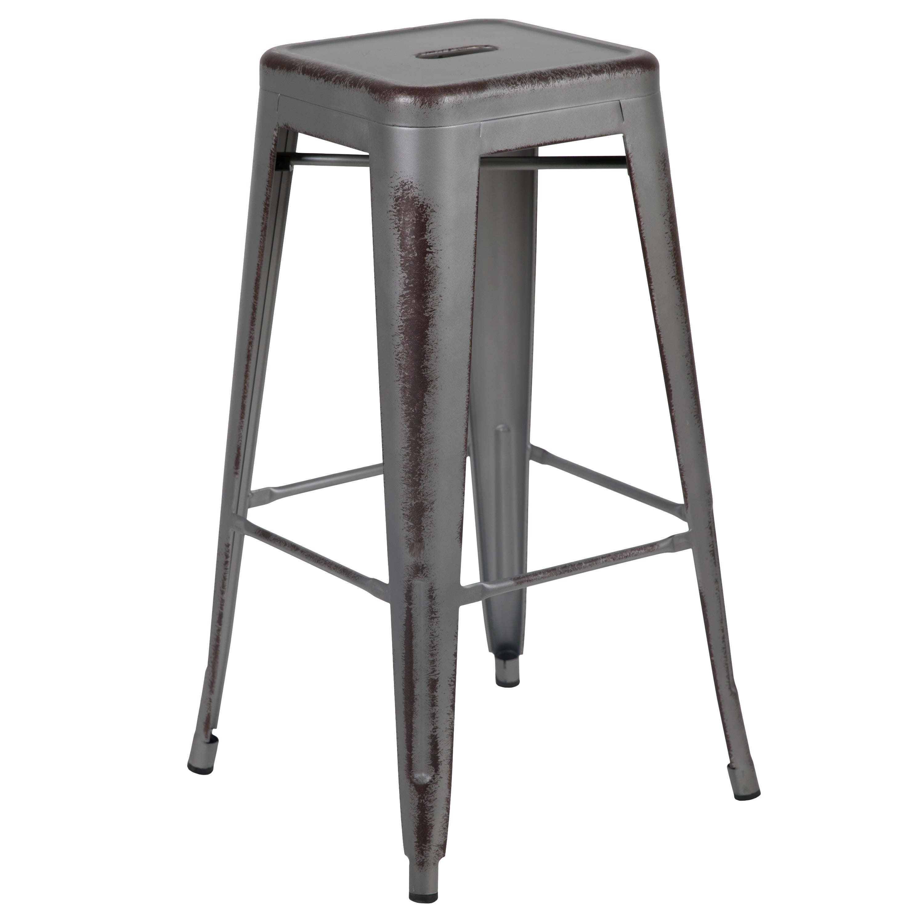 Distressed metal new arrivals bar stools