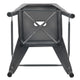 Silver Gray |#| 30inchH Backless Distressed Silver Gray Metal Indoor-Outdoor Dining Barstool