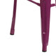 Purple |#| 30inch High Backless Purple Indoor-Outdoor Barstool - Patio Chair