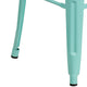 Mint Green |#| 30inch High Backless Mint Green Indoor-Outdoor Barstool - Patio Chair