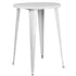 Commercial Grade 30" Round Metal Indoor-Outdoor Bar Height Table