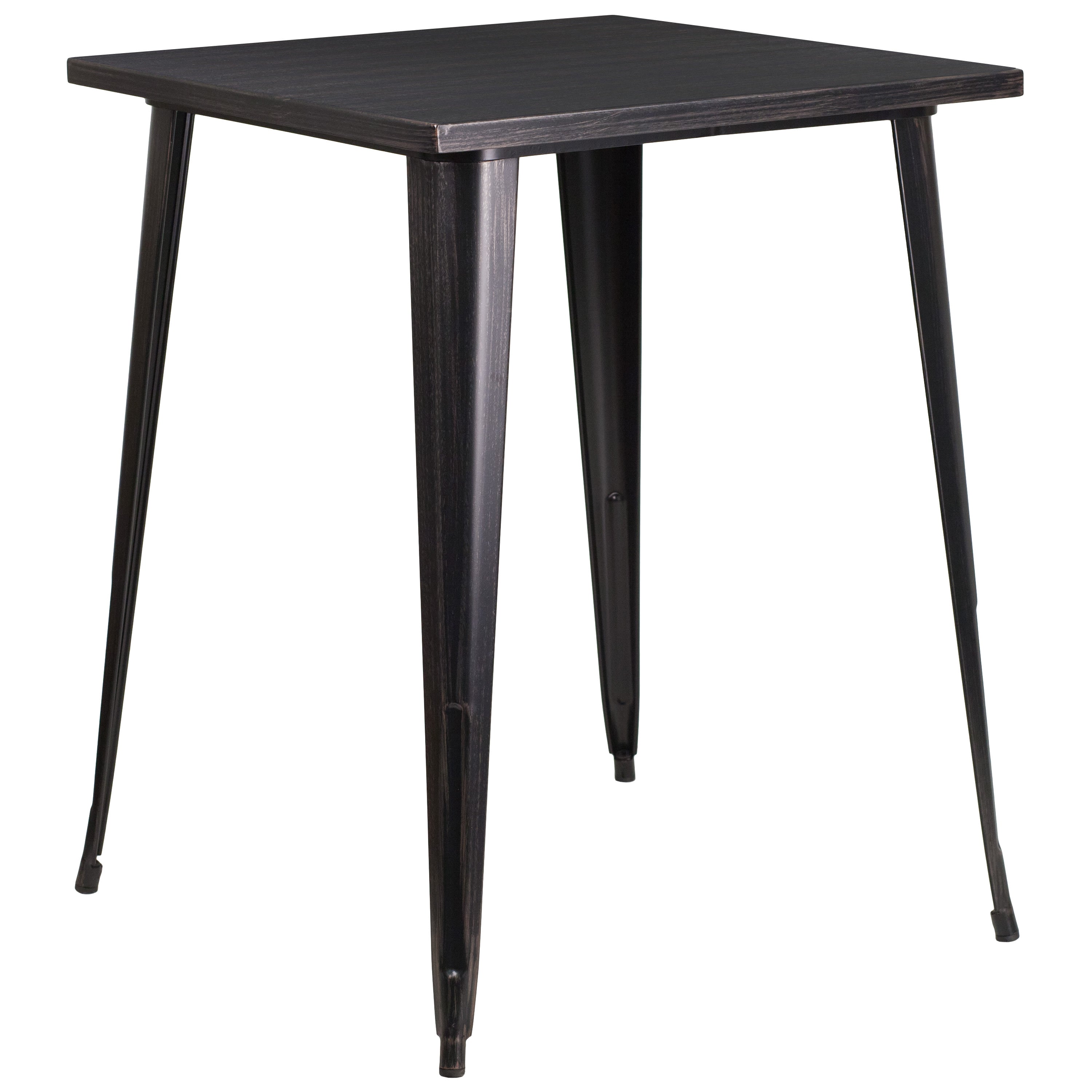 31.5SQ Metal Outdoor Bar Table CH-51040-40- – BizChair 31.5SQ Metal Outdoor Bar Table CH-51040-40- – BizChair