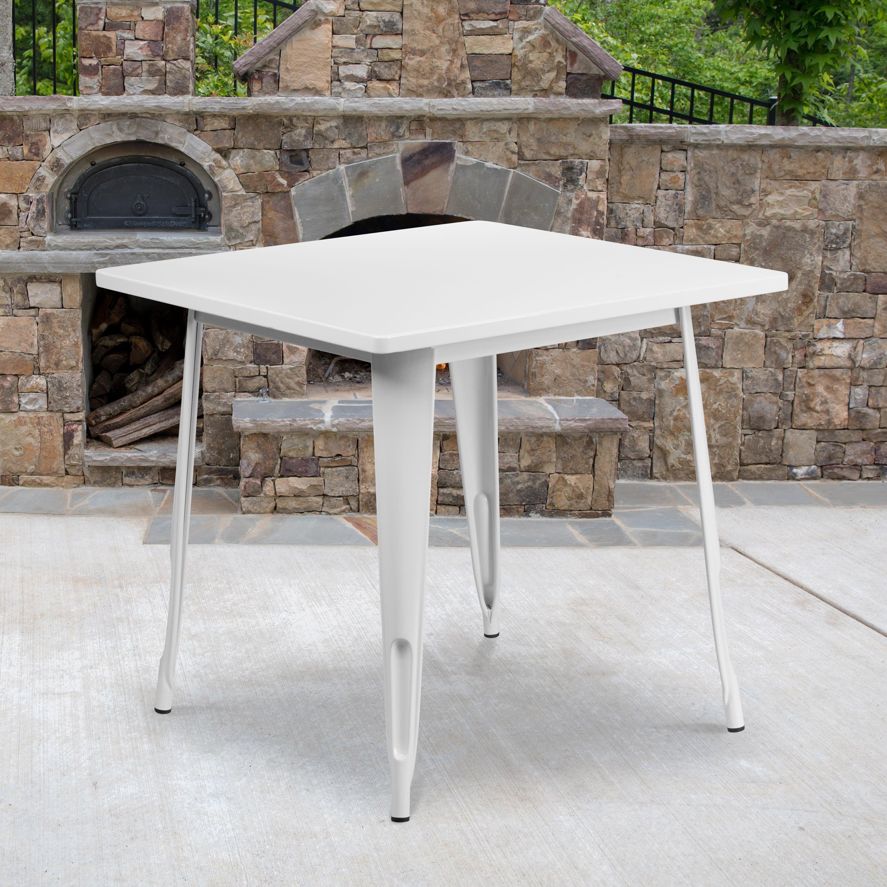 White metal kids discount table