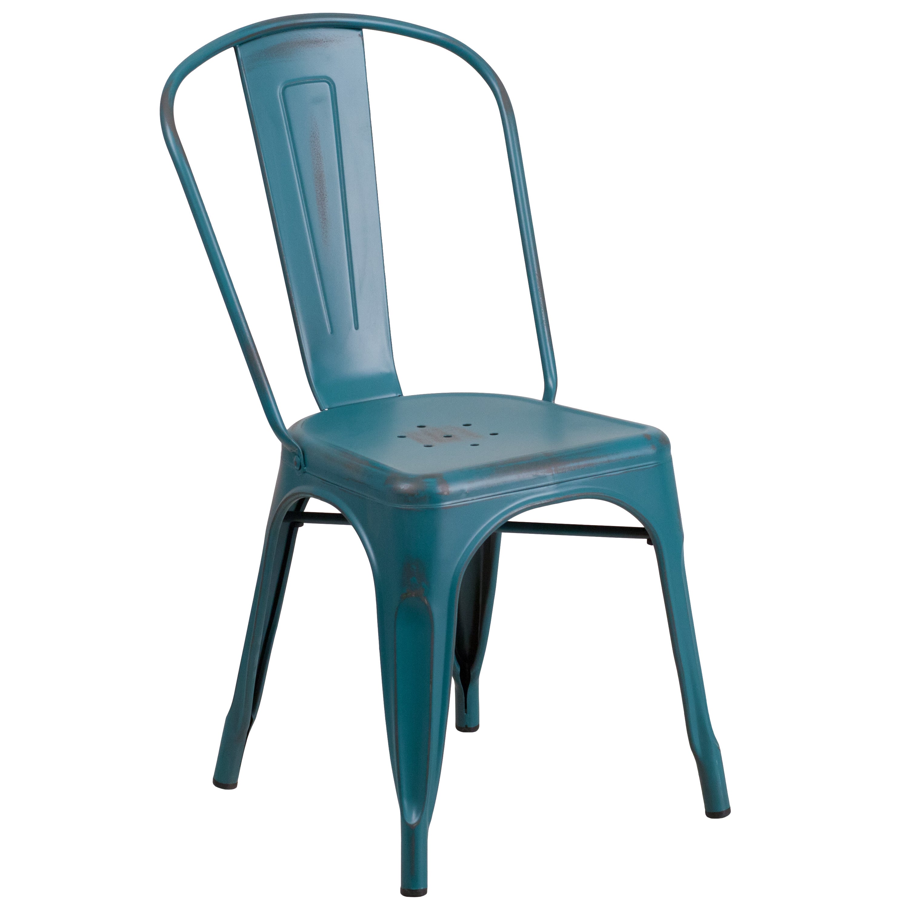 Distressed Metal Chair ET 3534 BizChair