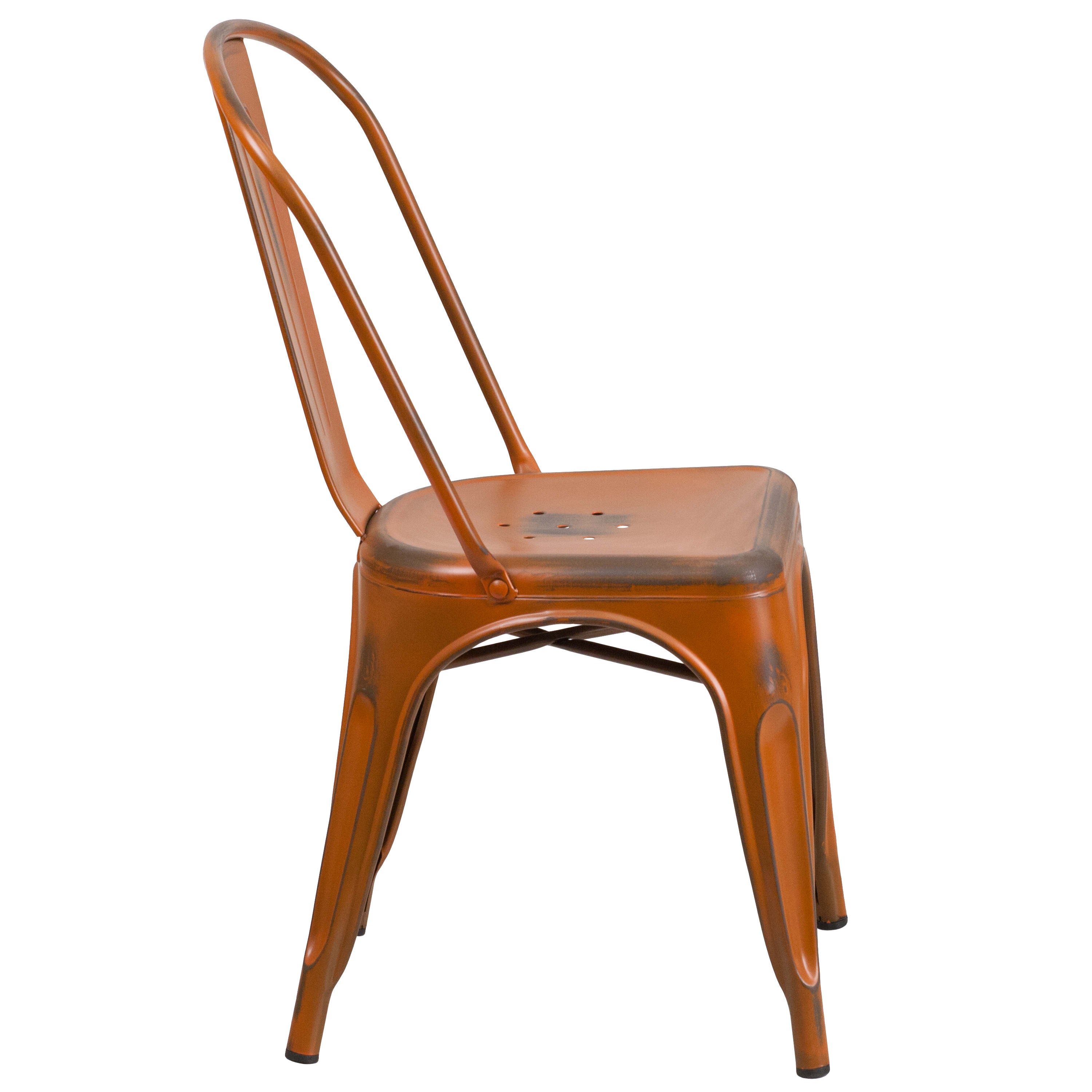 Distressed Metal Chair ET 3534 BizChair