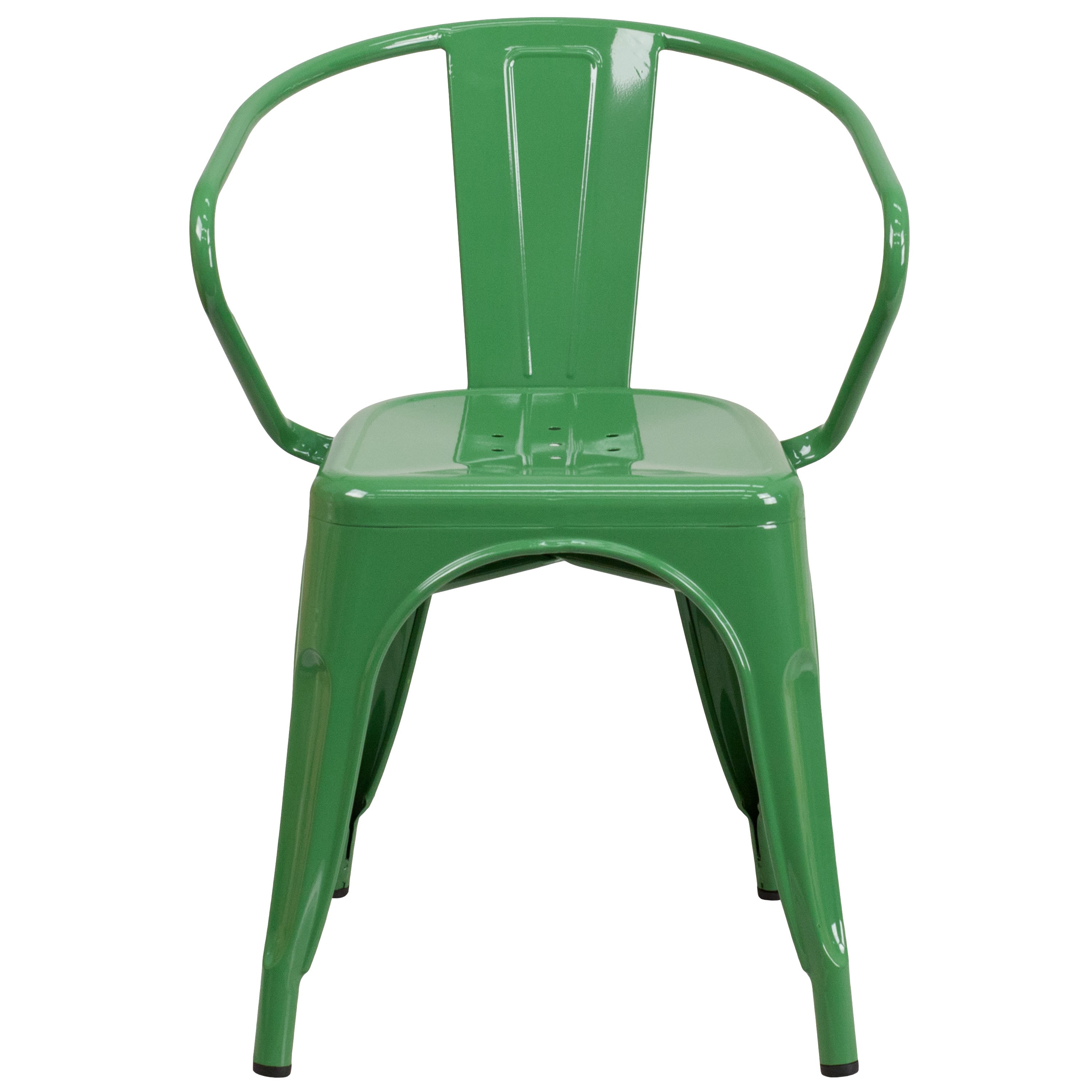 Metal Outdoor Chair with Arms CH 31270 BizChair