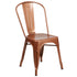 Commercial Grade Metal Indoor-Outdoor Stackable Chair