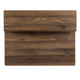 Rustic Walnut |#| Rustic Walnut Computer Desk with Top and Lower Storage Shelves