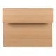 Maple |#| Maple Computer Desk with Top and Lower Storage Shelves