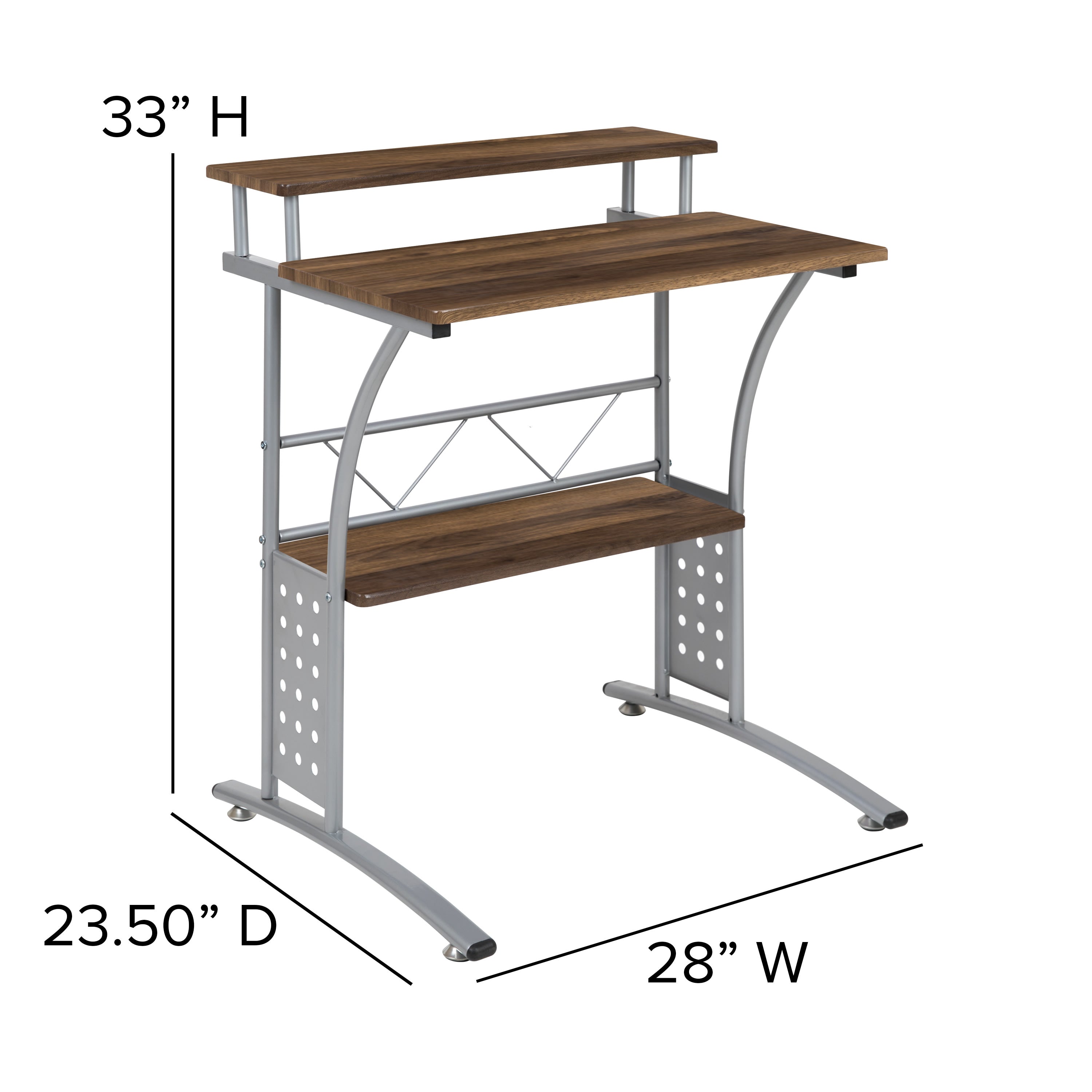 Flash furniture clifton new arrivals white computer desk