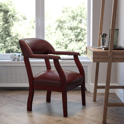 Conference Chair with Accent Nail Trim - View 2