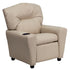 Contemporary Kids Recliner with Cup Holder