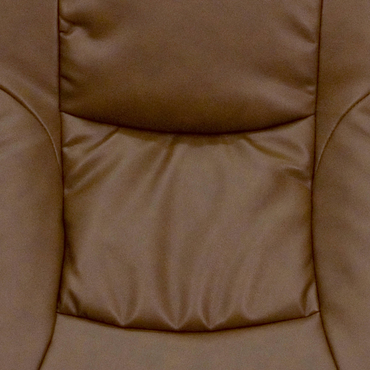 Palimino |#| Palimino LeatherSoft Multi-Position Recliner and Ottoman with Wrapped Base