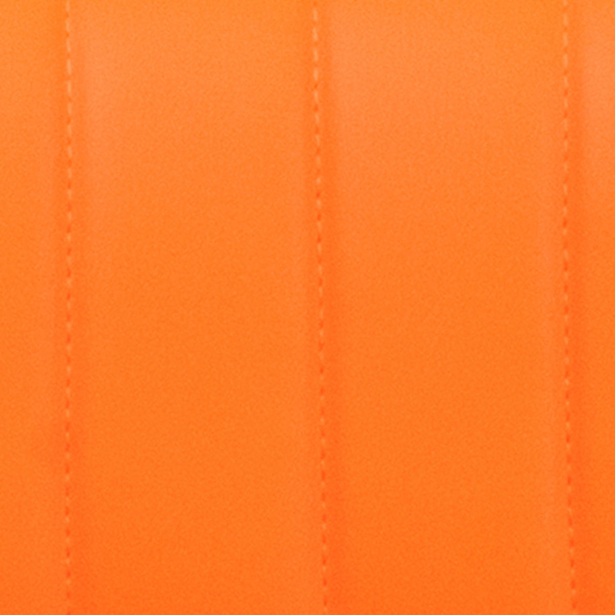 Orange Vinyl |#| Orange Vinyl Adjustable Height Barstool w/ Vertical Stitch Back & Chrome Base