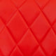 Red |#| Red Vinyl Bucket Seat Adjustable Height Barstool with Diamond Pattern Back