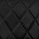 Black |#| Black Vinyl Bucket Seat Adjustable Height Barstool with Diamond Pattern Back
