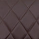 Brown |#| Brown Vinyl Bucket Seat Adjustable Height Barstool with Diamond Pattern Back