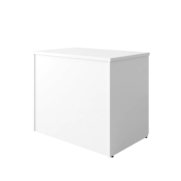 White |#| Commercial 35.75W Lateral Filing Cabinet with No Assembly Required in White