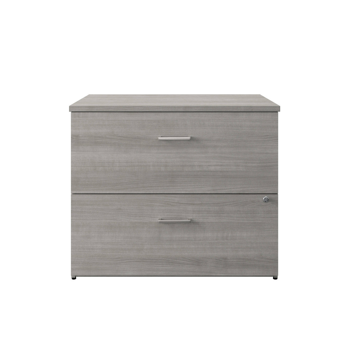 Slate Gray |#| Commercial 35.75W Lateral Filing Cabinet with No Assembly Required in Slate Gray