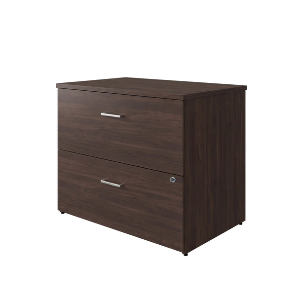Espresso |#| Commercial 35.75W Lateral Filing Cabinet with No Assembly Required in Espresso