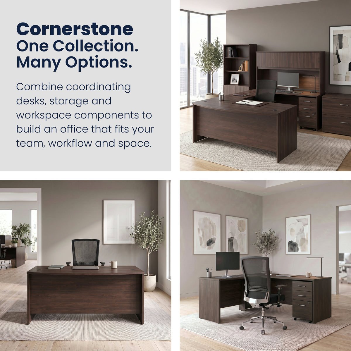 Espresso |#| Commercial 35.75W Lateral Filing Cabinet with No Assembly Required in Espresso