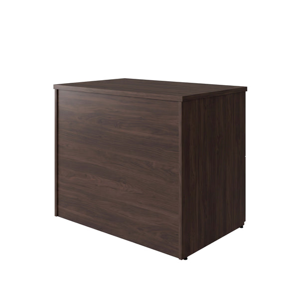Espresso |#| Commercial 35.75W Lateral Filing Cabinet with No Assembly Required in Espresso