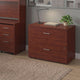 Heritage Cherry |#| Commercial 35.75W Lateral Filing Cabinet with No Assembly Required in HE Cherry