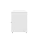 White |#| Commercial 35.75W Lateral Filing Cabinet with No Assembly Required in White