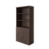 Espresso |#| Commercial 5 Shelf Office Bookcase with Bottom Doors in Espresso