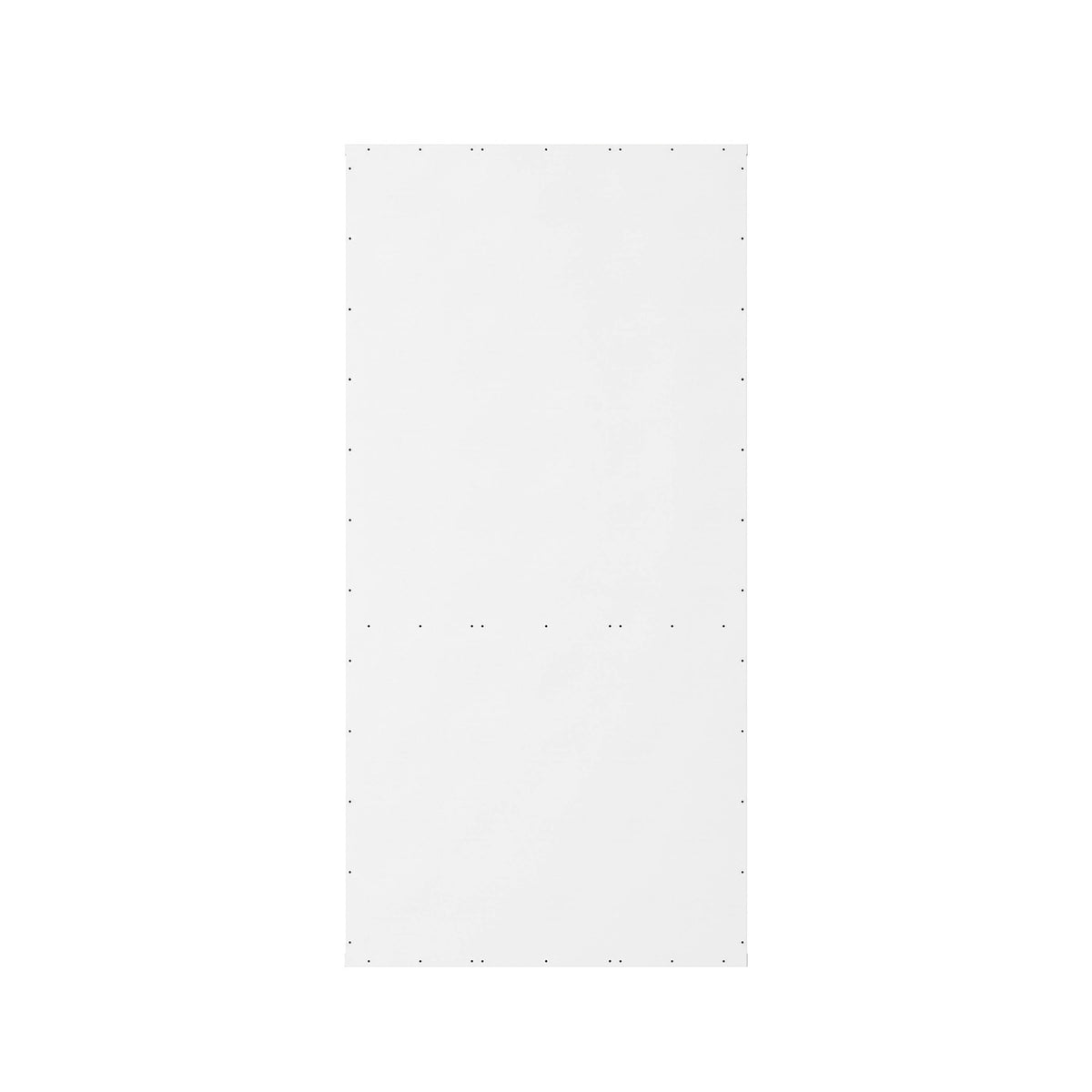 White |#| Commercial 5 Shelf Office Bookcase with Bottom Doors in White
