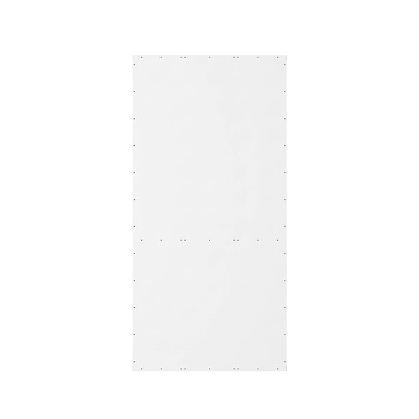 White |#| Commercial 5 Shelf Office Bookcase with Bottom Doors in White