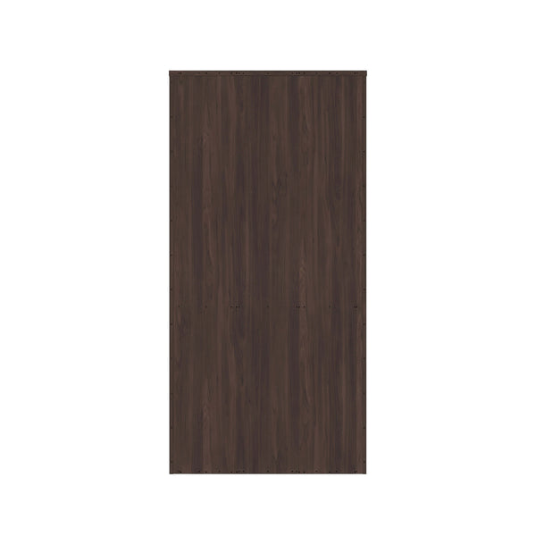 Espresso |#| Commercial 5 Shelf Office Bookcase with Bottom Doors in Espresso