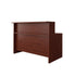 Heritage Cherry |#| Commercial 59.5"W x 29.25"D Shell Desk with Reception Shelf, Heritage Cherry