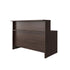 Espresso |#| Commercial 59.5"W x 29.25"D Shell Desk with Reception Shelf, Espresso