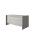 Slate Gray |#| Commercial 59.5"W x 29.25"D Office Shell Desk in Slate Gray