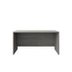 Slate Gray |#| Commercial 59.5"W x 29.25"D Office Shell Desk in Slate Gray